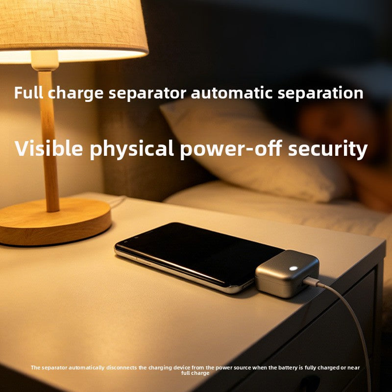 Smart Power-Off Charging Adapter with Auto Disconnect