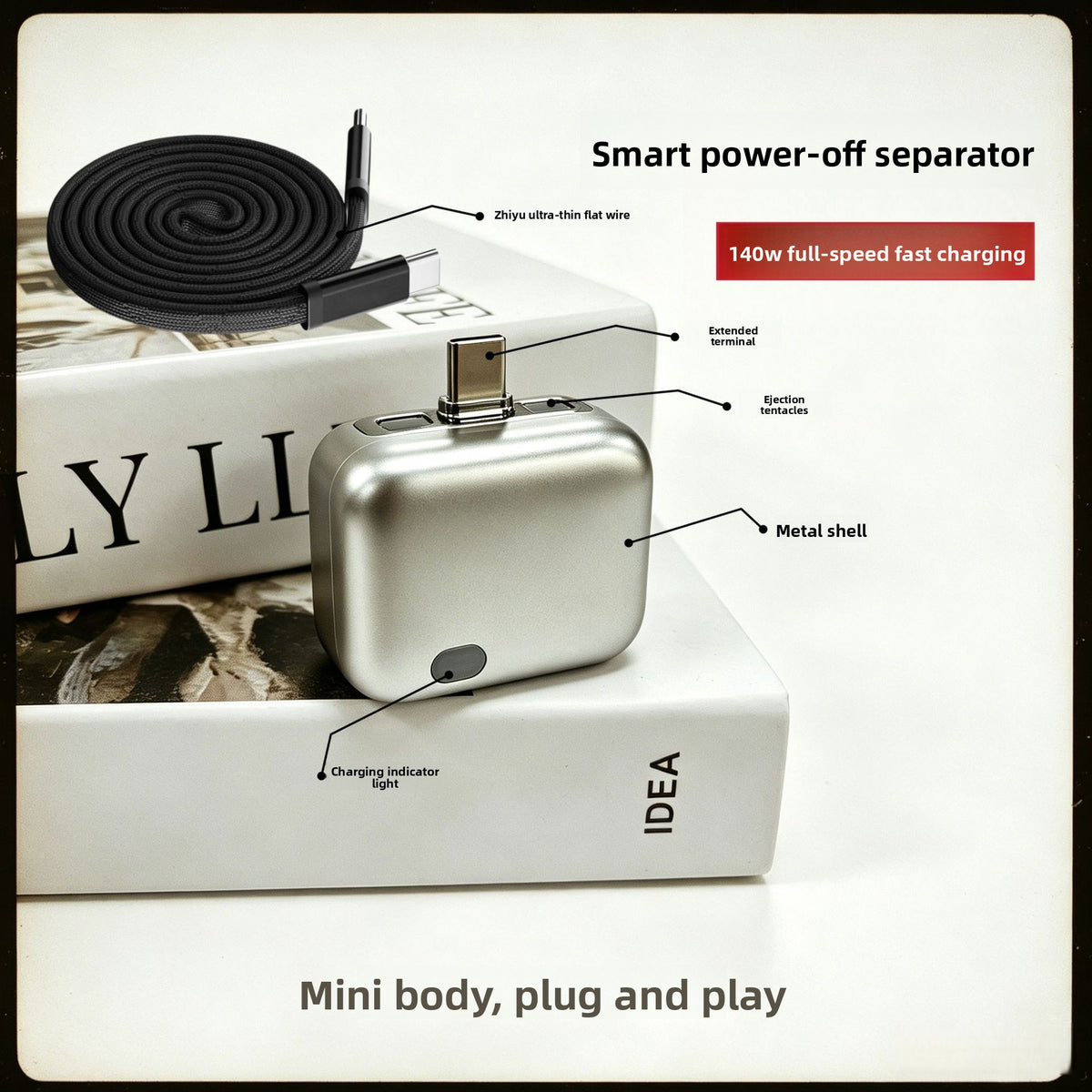 Smart Power-Off Charging Adapter with Auto Disconnect